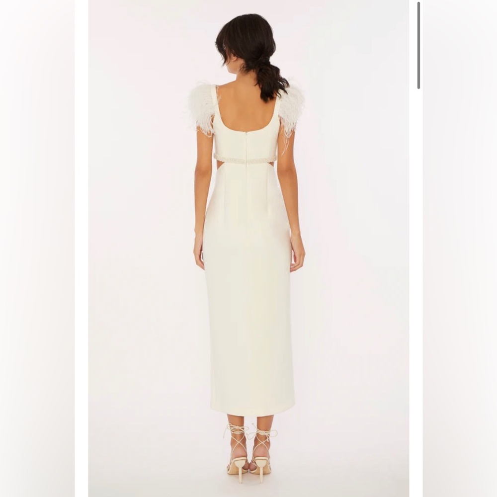 NWOT Likely Taliah Midi Gown White Size 0 - Picture 7 of 17